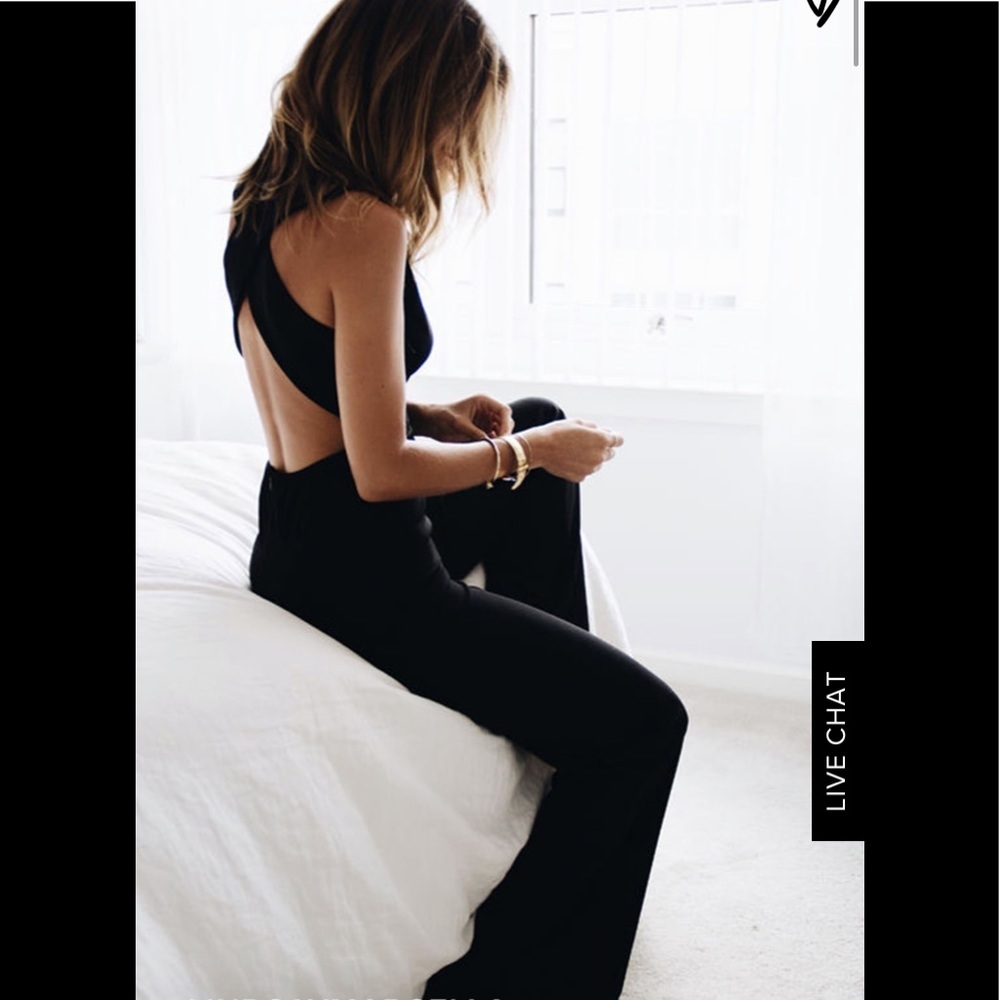 LuLus Thinking Out Loud Black Jumpsuit